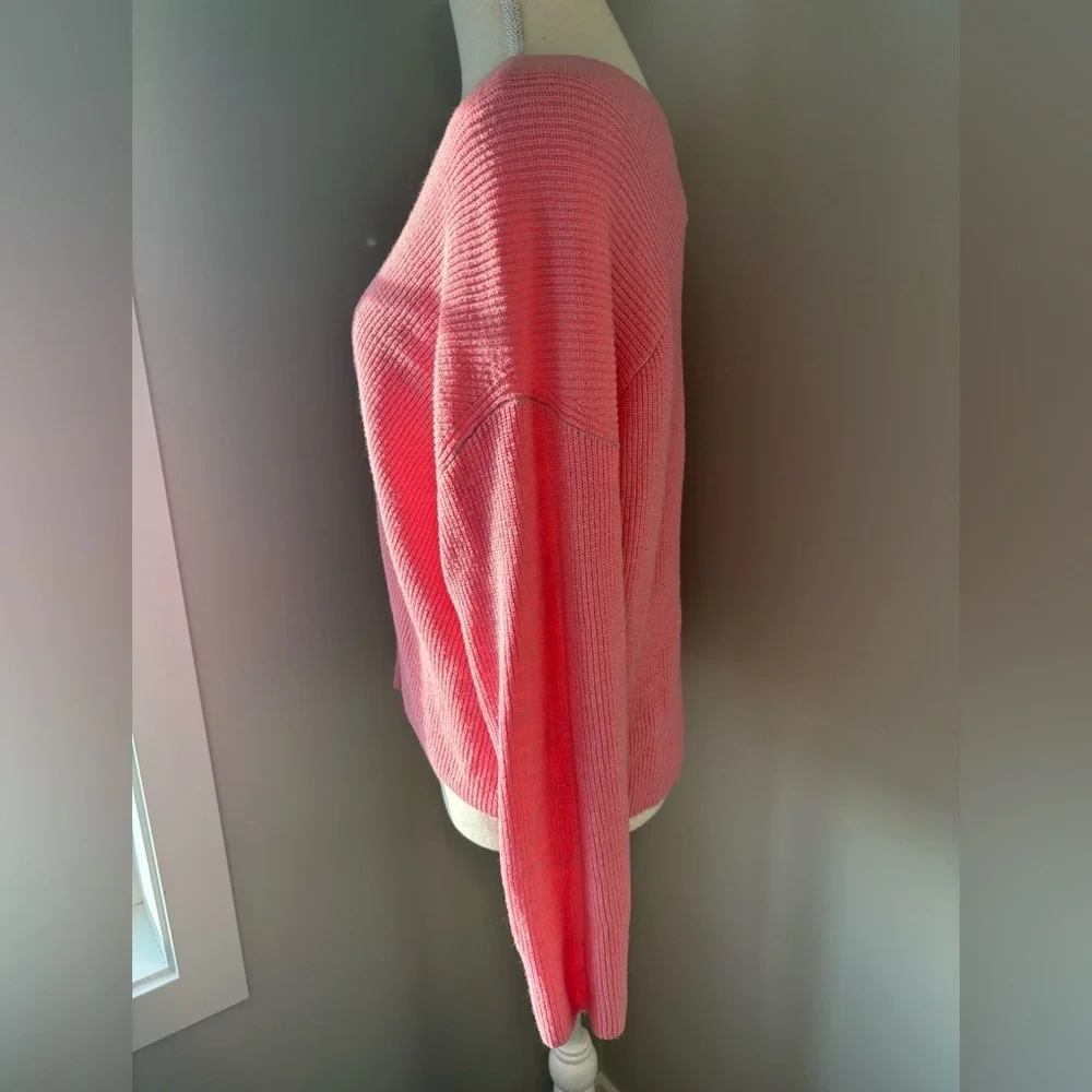 Joe Fresh Ribbed V-Neck Sweater – Size Large - Picture 4 of 8